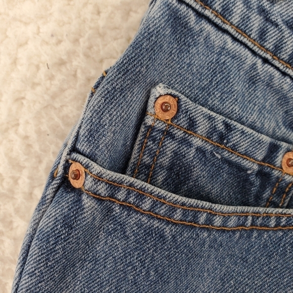 Vtg Levis 512 Jeans Women 10 Petite Blue Slim Fit Tapered Leg (28x26.5) USA Made - Picture 10 of 13